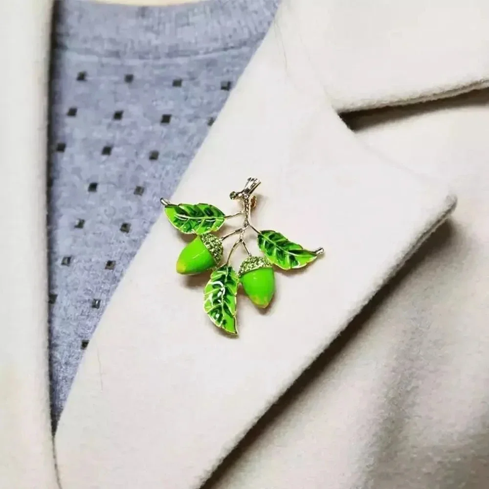 Pine Nuts Brooch